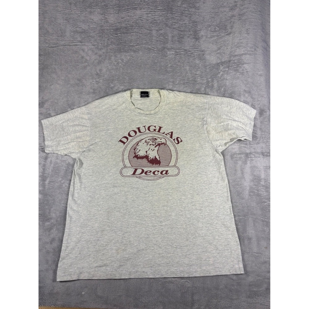 Screen Stars Best Stoneman Douglas Deca T-Shirt 1990s Mens XL Gray
